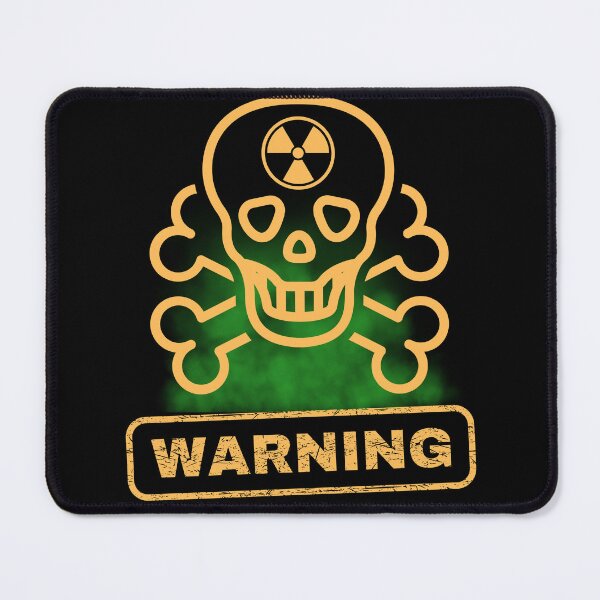 Item preview, Toxic Skull Warning Sign – Radioactive Hazard Design designed and sold by PeteLawliiet.
