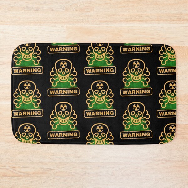 Item preview, Toxic Skull Warning Sign – Radioactive Hazard Design designed and sold by PeteLawliiet.