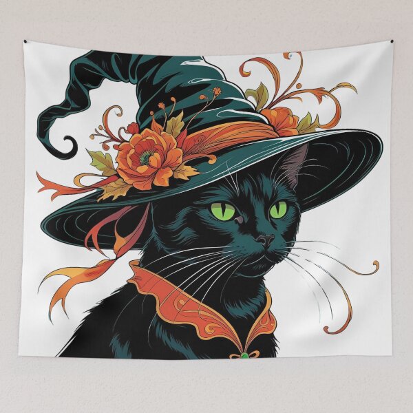 Item preview, Trick-or-Treat Cat designed and sold by Edenglow Prints & Peculiars.