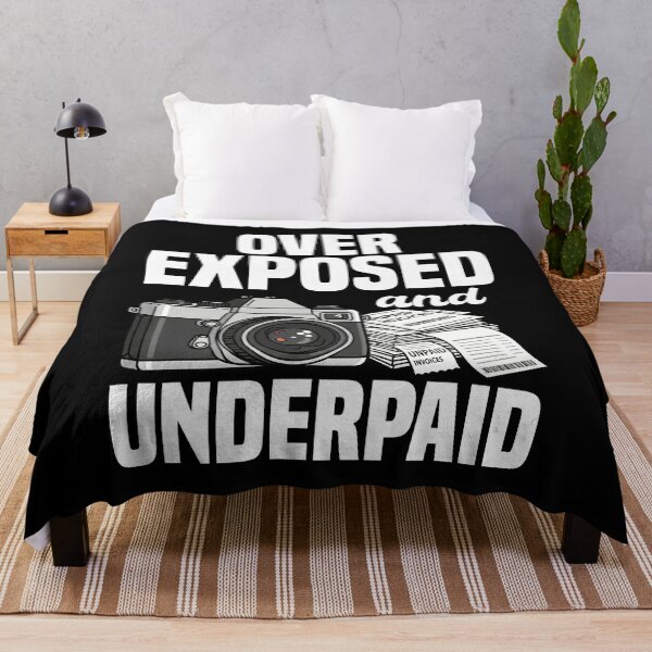 Item preview, OVEREXPOSED AND UNDERPAID - PHOTOGRAPHER GIFT designed and sold by KEF Custom.