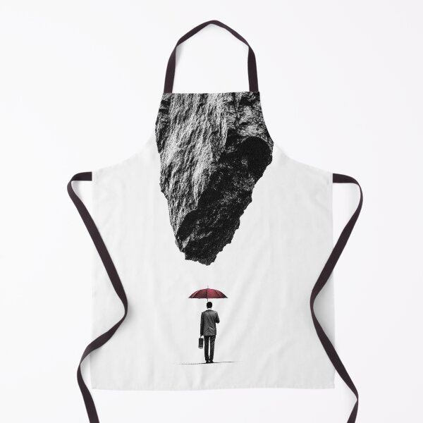 Item preview, Surreal Floating Rock Minimalist Absurdist Art Design designed and sold by Altered Pixels.