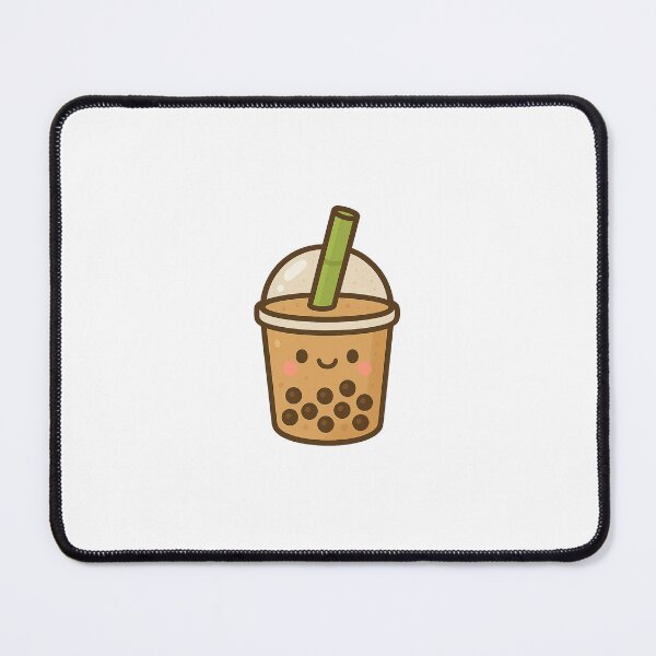 Item preview, Bubble Tea Kawaii Sticker – Cute Boba Drink with Smiley Face designed and sold by stickwithmeguys.
