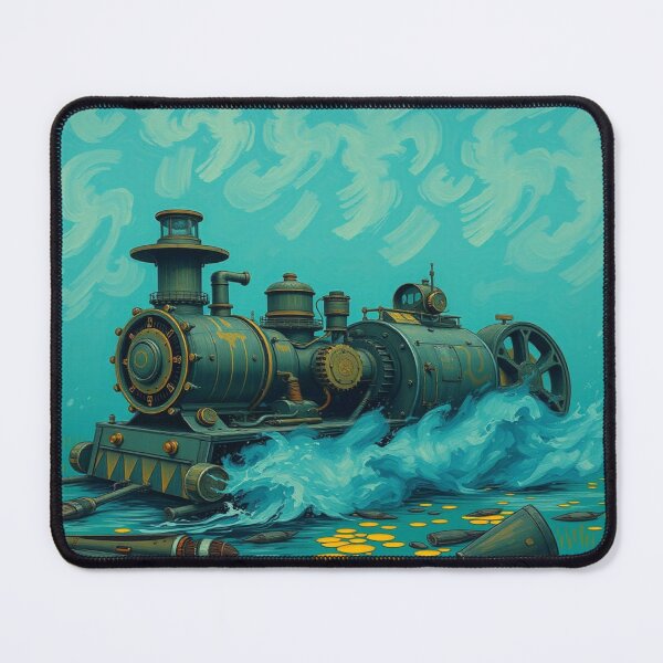 Item preview, Abyss Express – Steamwreck Dreams × Gold Rush Depth designed and sold by FotoworldEdel.