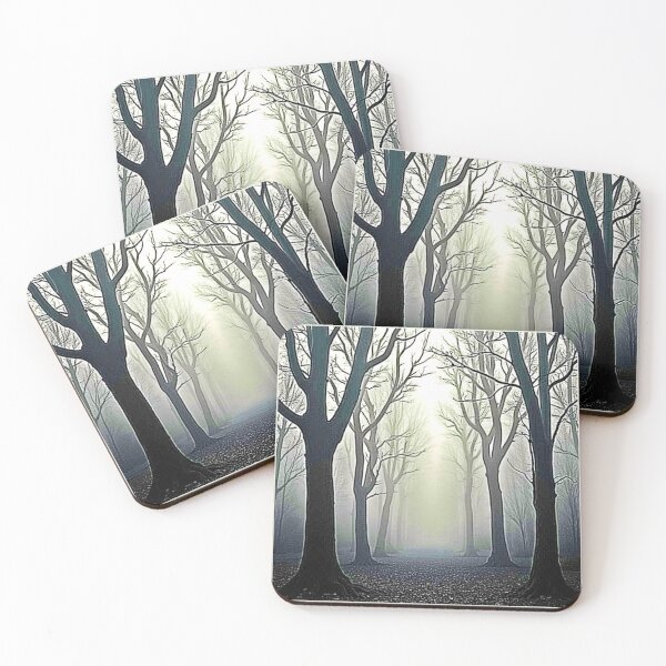 Item preview, Misty Forest Path: Eerie Beauty designed and sold by Health And Fitness Posts e-Store.