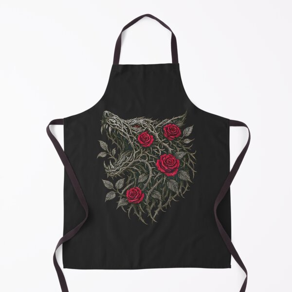 Item preview, Thorns Wolf Rose Skull designed and sold by Shoot-The-Moon.