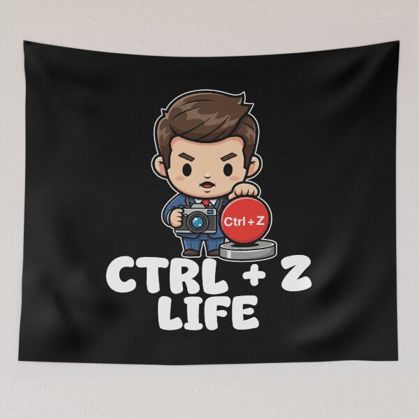 Item preview, CTRL + Z LIFE - PHOTOGRAPHER GIFT designed and sold by KEF Custom.