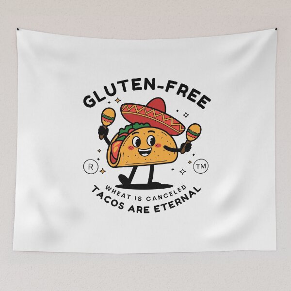 Item preview, Gluten-free, wheat is canceled, tacos are eternal (gluten-free tacos) designed and sold by Peerless-Prime.