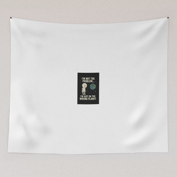 Item preview,  Wrong Planet Club - Funny Existential T-Shirt Design designed and sold by mhamdy1986.