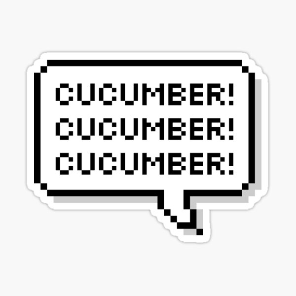 Item preview, Robert Bob reynolds sticker cucumber thunderbolts quote new avengers marvel designed and sold by Natalie1657.