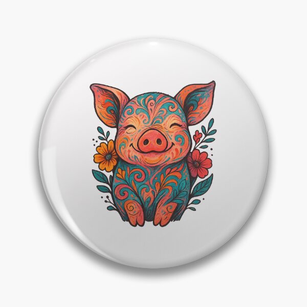 Item preview, Floral Joy Piglet designed and sold by FBA.
