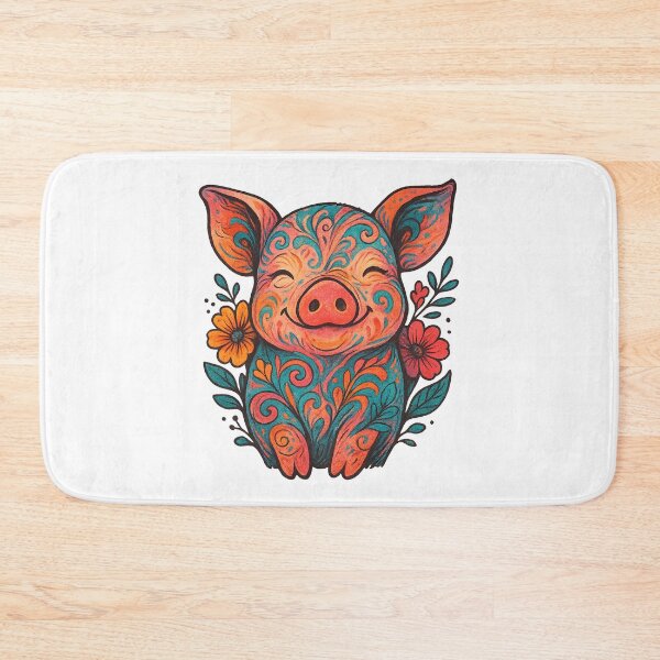 Item preview, Floral Joy Piglet designed and sold by FBA.
