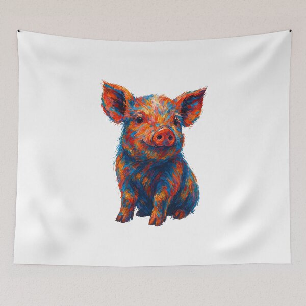 Item preview, Brushstroke Piglet designed and sold by FBA.