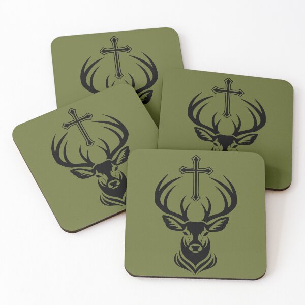 Item preview, St. Hubertus – The Stag with the Cross designed and sold by Beltschazar.