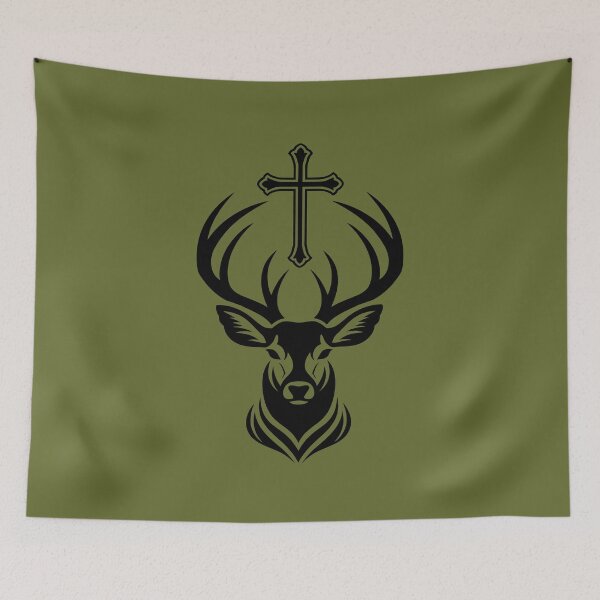Item preview, St. Hubertus – The Stag with the Cross designed and sold by Beltschazar.