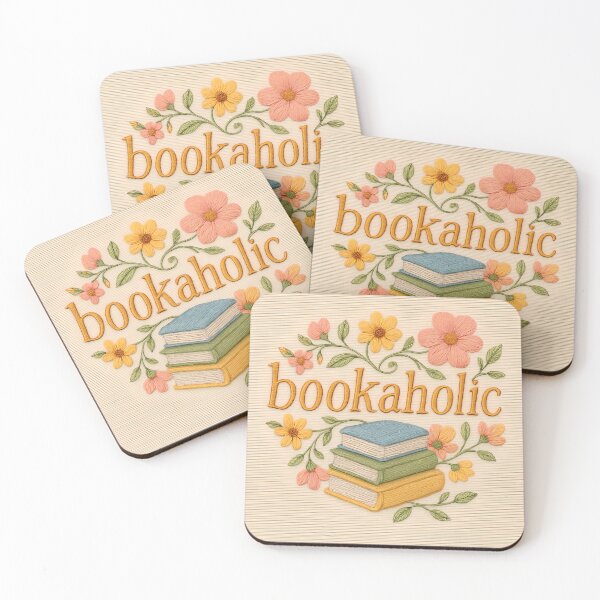 Item preview, Bookaholic embroidery  designed and sold by Foul-MouthedCo.