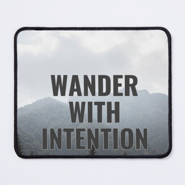 Item preview, Wander With Intention – Soulful Travel Sticker designed and sold by theuntamedverse.