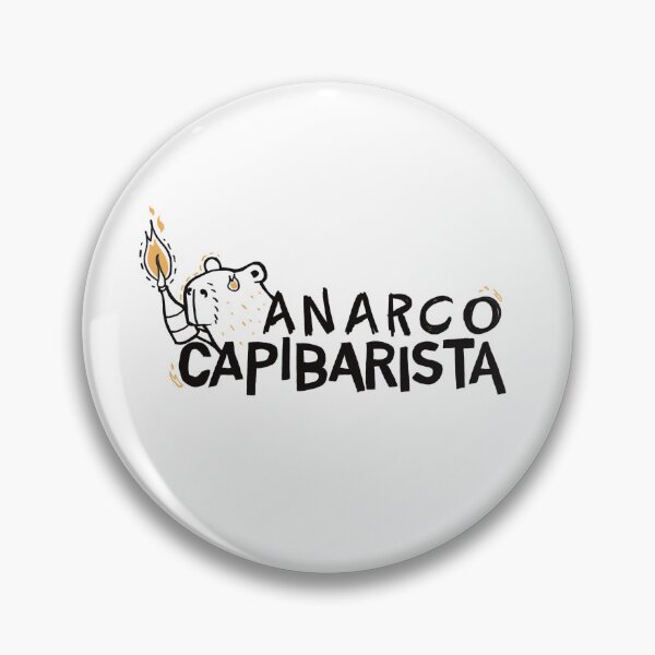 Item preview, Anarco Capibarista (black) designed and sold by PanicAtTheFisco.