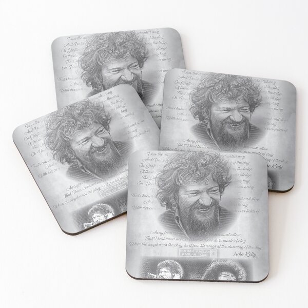 Item preview, Luke Kelly "Raglan Road" Portrait Print – Irish Music Icon Tribute Art 2024 designed and sold by ConorKeeganArt.