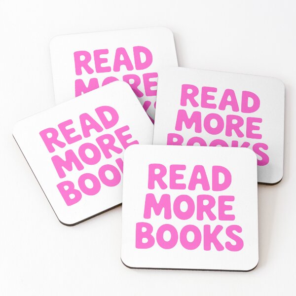 Item preview, Read More Books! Pink Reading Girl designed and sold by PMCreative.