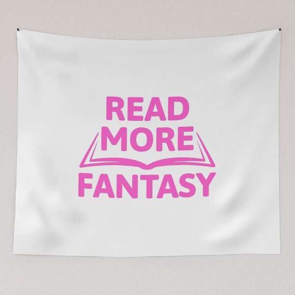 Item preview, Read More Fantasy! Pink Reading Girl designed and sold by PMCreative.