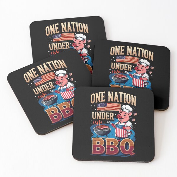 Item preview, One Nation Under BBQ – Vintage Chef Grillmaster designed and sold by trendparrot.