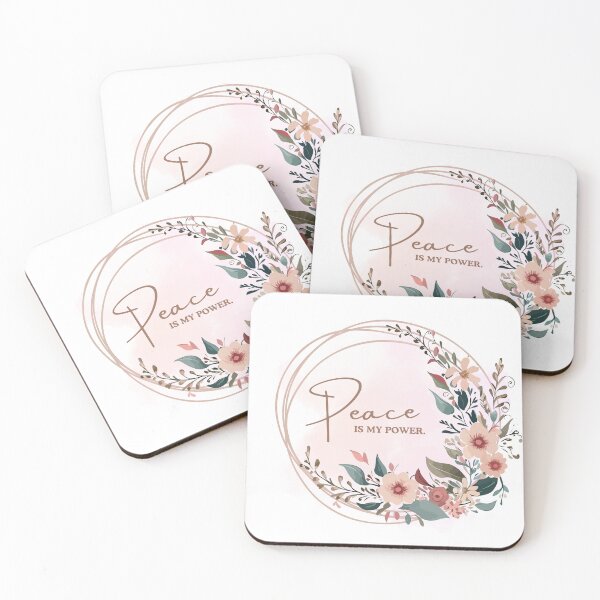 Item preview, Peace Is My Power – Inner Calm Affirmation Sticker designed and sold by theuntamedverse.