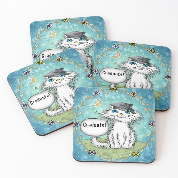 Item preview, Graduado de Scraggles Cat designed and sold by artmuvz.