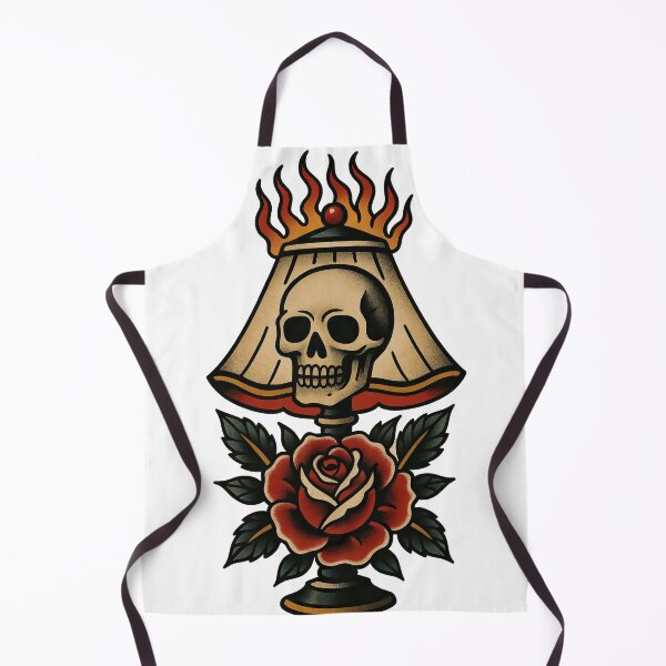 Item preview, Flaming Skull Lamp designed and sold by zoecreatiwe.