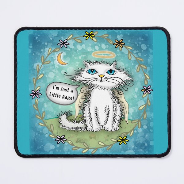 Item preview, Scraggles Cat Angel designed and sold by artmuvz.
