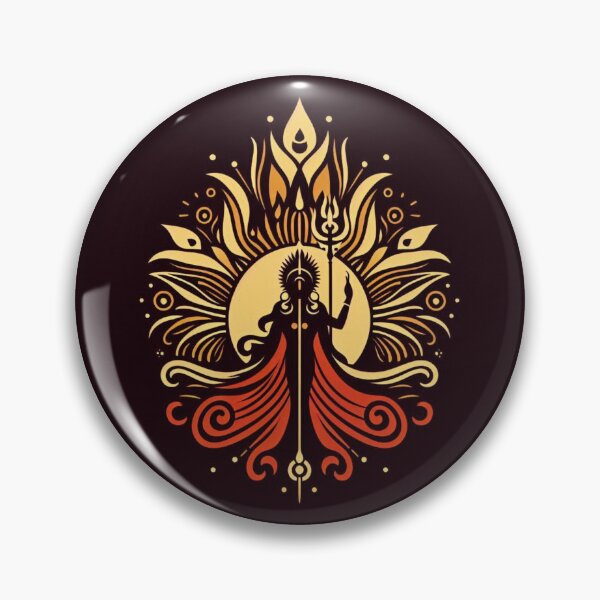 Item preview, Navratri 2025: Goddess Durga Shakti Poster - Festival Exclusive designed and sold by Dharma Creations.