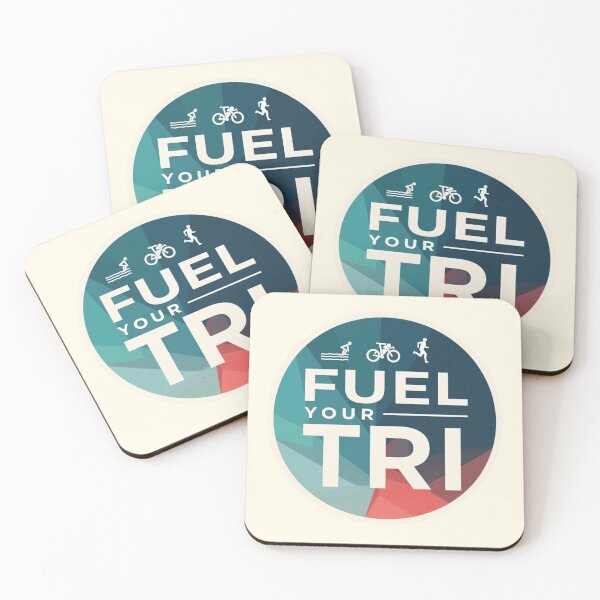 Item preview, Fuel Your Tri – Motivational Triathlon Sticker designed and sold by Triathlongram.
