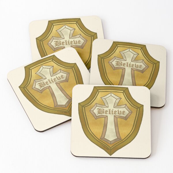 Item preview, Christian Believe Cross Shield designed and sold by artmuvz.