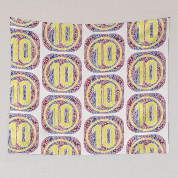 Item preview, Lionel Messi #10 - The Icon Collection designed and sold by QuotablesGeek.