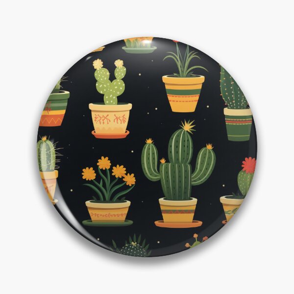 Item preview, Cacti Garden - Desert Seamless Pattern designed and sold by ThreadvectorCo.
