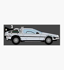DeLorean Photographic Print