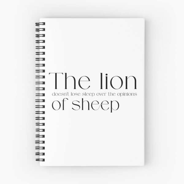 Item preview,  Lion Mentality Quote designed and sold by ammyway.
