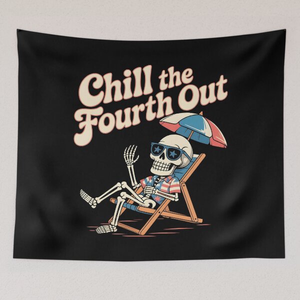 Item preview, Chill The Fourth Out Skeleton designed and sold by Redgiant87x.