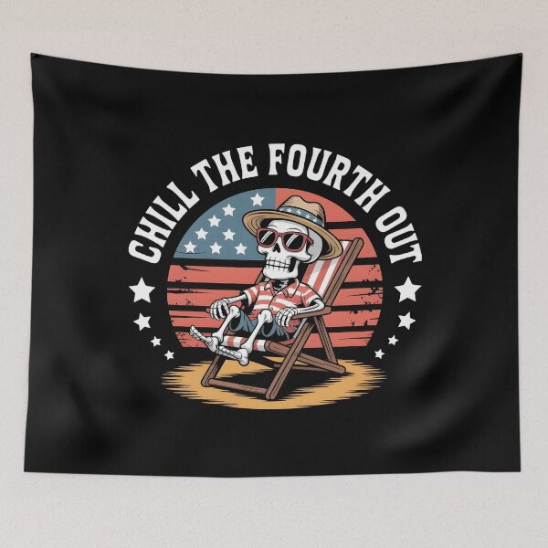 Item preview, Chill The Fourth Out Skeleton designed and sold by Redgiant87x.