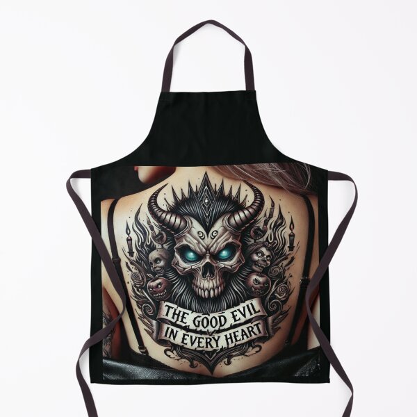 Item preview, Gothic Demon Skull Tattoo Back designed and sold by Voodoo Store Paranormal Collections.