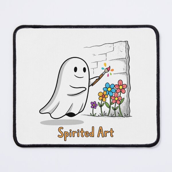 Item preview, Spirited Art Ghost Painting Flowers designed and sold by Owcomm.