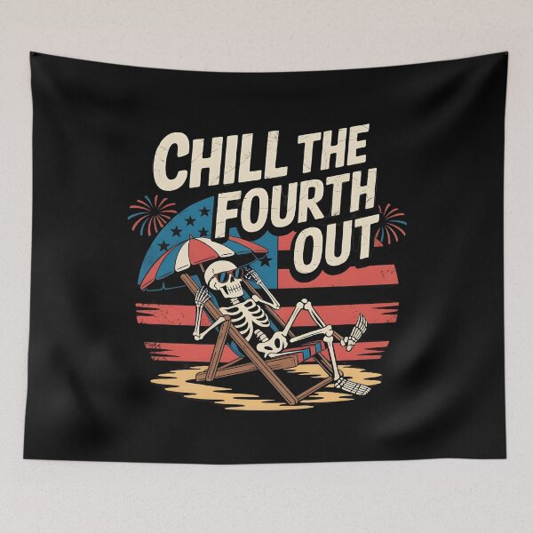 Item preview, Chill The Fourth Out Skeleton designed and sold by Redgiant87x.