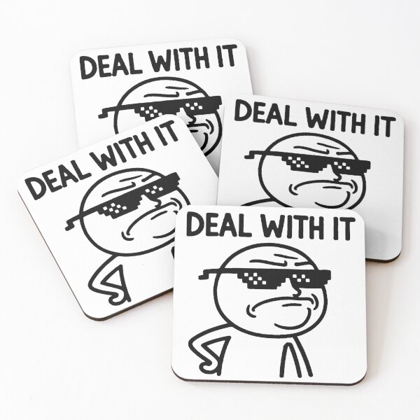 Item preview, Deal With It – Classic Meme Attitude designed and sold by EdgyEdgeArt.