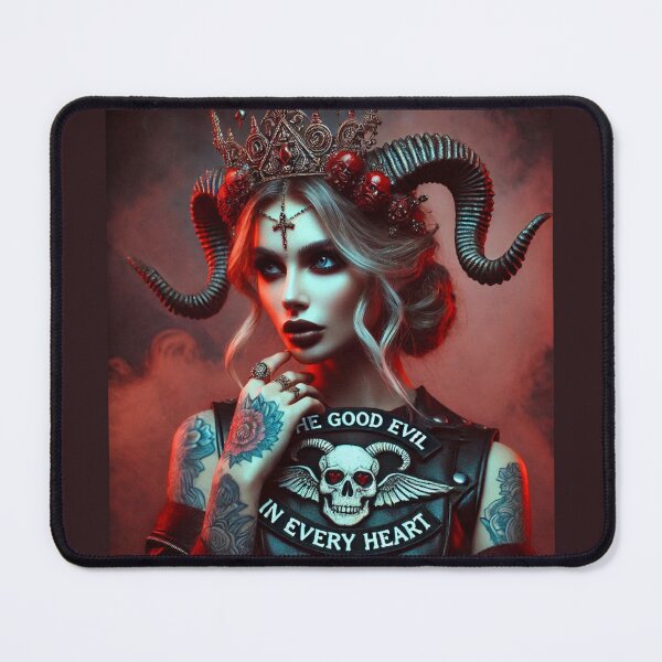Item preview, Gothic Queen Horned Skull designed and sold by Voodoo Store Paranormal Collections.