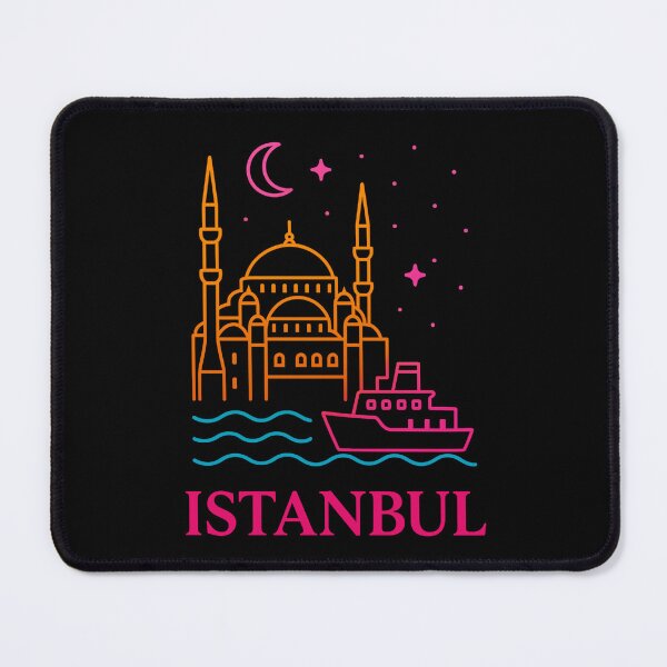Item preview, Istanbul Neon Skyline Collection: Futuristic City Lights designed and sold by Design_Your_Day.