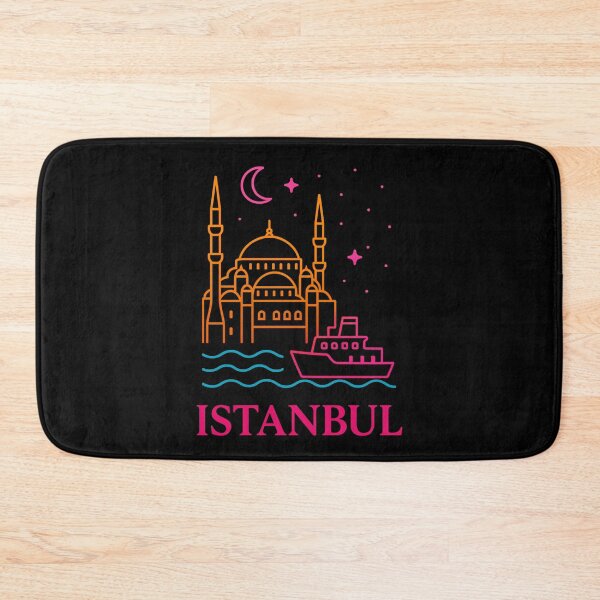 Item preview, Istanbul Neon Skyline Collection: Futuristic City Lights designed and sold by Design_Your_Day.