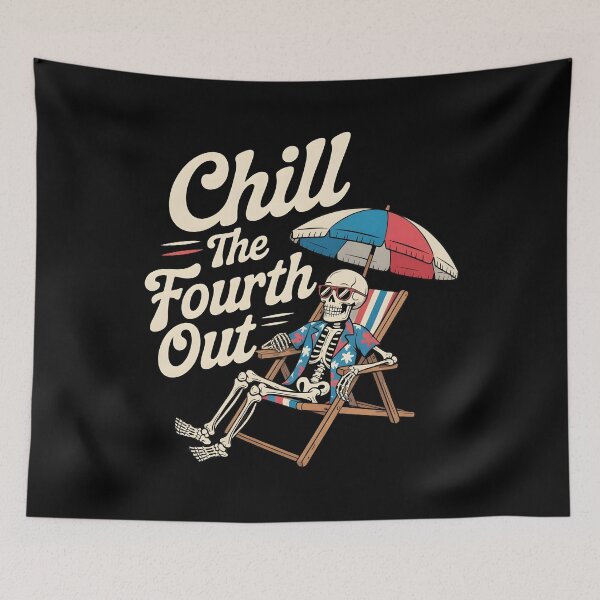 Item preview, Chill The Fourth Out Skeleton designed and sold by Redgiant87x.