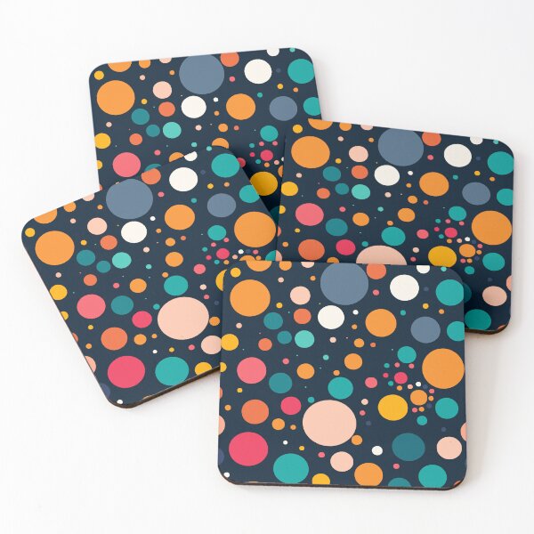 Item preview, Colour Pop Dots - Retro Polka Pattern designed and sold by ThreadvectorCo.