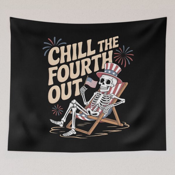 Item preview, Chill The Fourth Out Skeleton designed and sold by Redgiant87x.