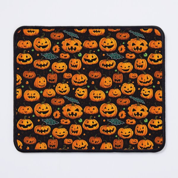 Item preview, Cute Jack-o-Lanterns -Halloween Seamless Pattern designed and sold by ThreadvectorCo.