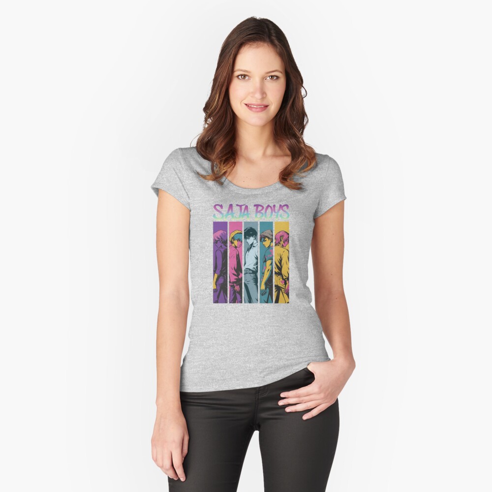 Item preview, Camiseta entallada de cuello ancho designed and sold by kbritoart.